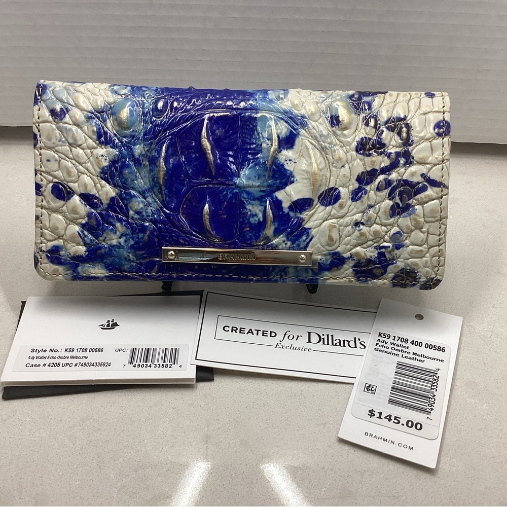 Brahmin Ady Wallet in Echo Ombre NWT unattached